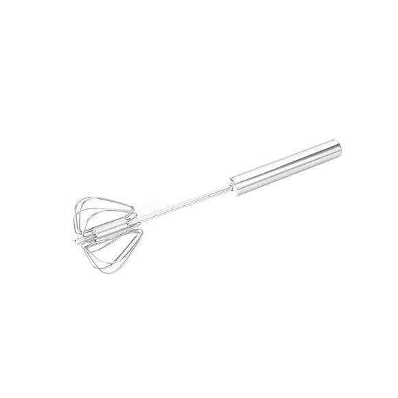 Kitchen Semi-Automatic Stainless Steel Eggbeater Egg Stiring